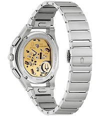 Bulova Men's Curv Chronograph Stainless Steel Bracelet Watch