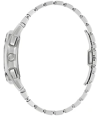 Bulova Men's Curv Chronograph Stainless Steel Bracelet Watch