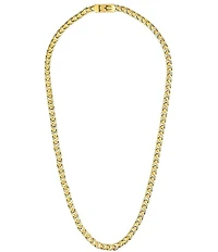 Bulova Men's Gold Tone Stainless Steel Chain Necklace
