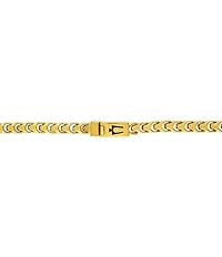 Bulova Men's Gold Tone Stainless Steel Chain Necklace