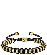 Bulova Men's IP Yellow Stainless Steel Bolo Adjustable Bracelet