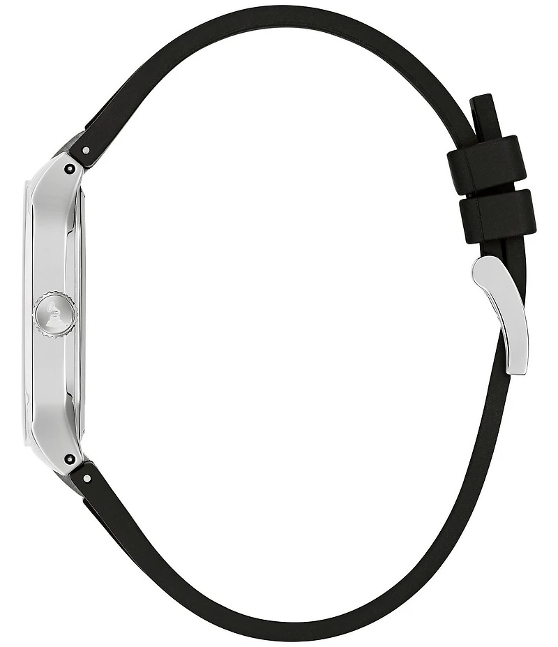 Bulova Men's Latin Grammy Three Hand Rubber Strap Watch