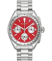 Bulova Men's Lunar Pilot Chronograph Stainless Steel Bracelet Watch