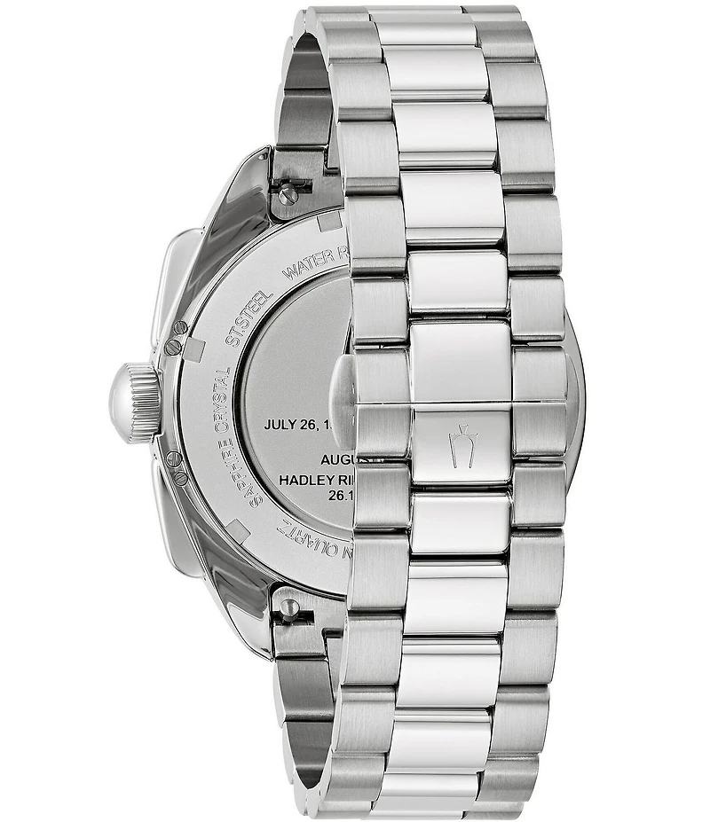 Bulova Men's Lunar Pilot Chronograph Stainless Steel Bracelet Watch