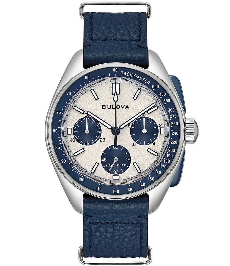Bulova Men's Lunar Pilot Quartz Chronograph Stainless Steel Bracelet Watch