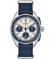 Bulova Men's Lunar Pilot Quartz Chronograph Stainless Steel Bracelet Watch