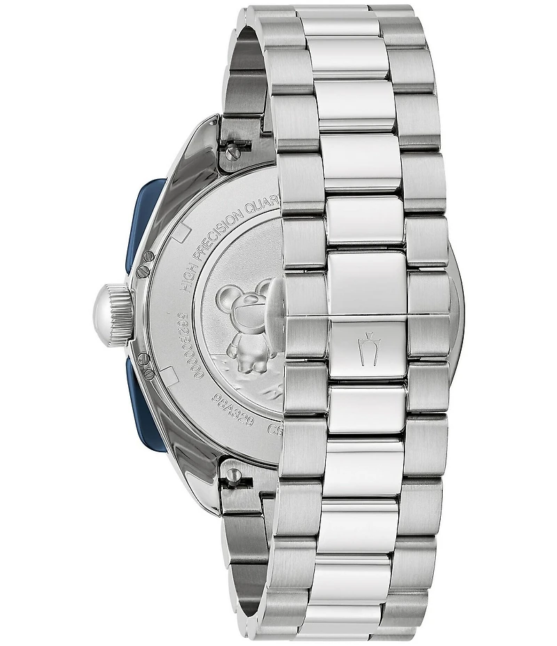 Bulova Men's Lunar Pilot Timascus Chronograph Stainless Steel Bracelet Watch