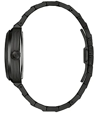 Bulova Men's Maquina Automatic Black Tone Stainless Steel Bracelet Watch