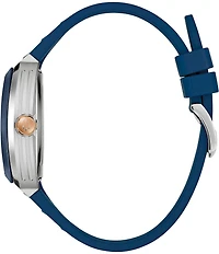 Bulova Men's Maquina Automatic Blue Strap Watch