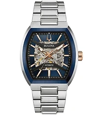 Bulova Men's Maquina Automatic Stainless Steel Bracelet watch