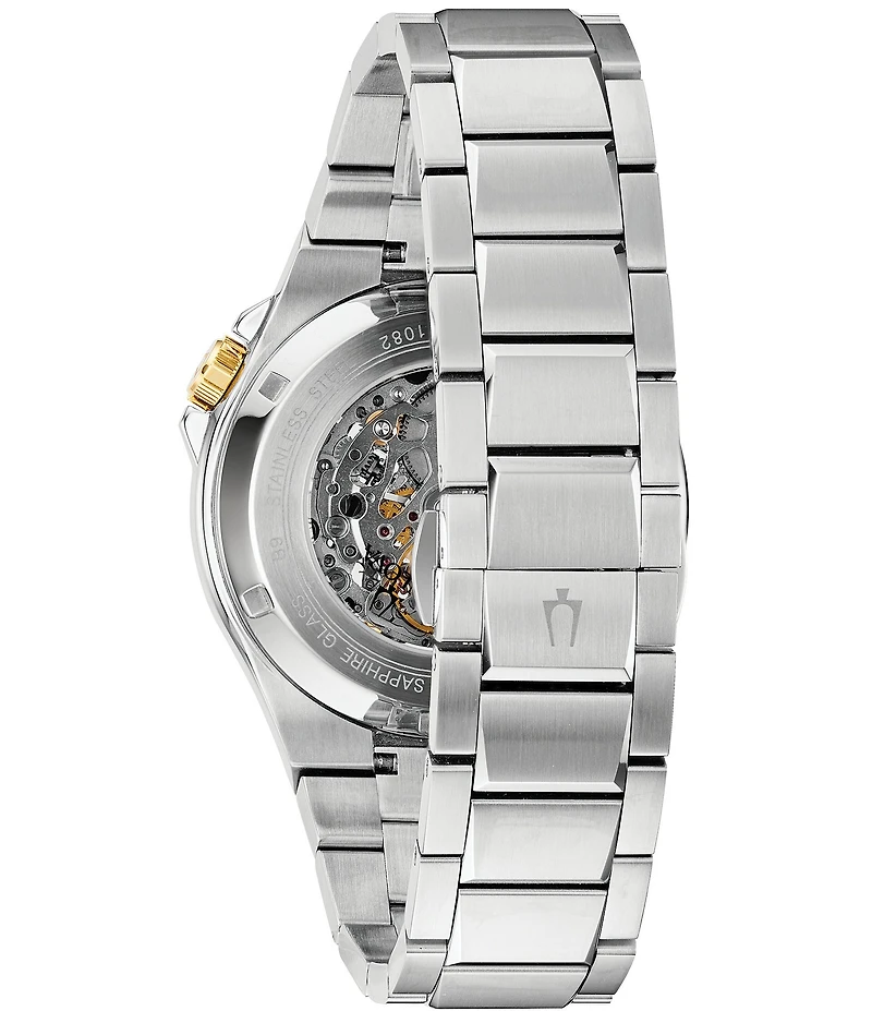 Bulova Men's Maquina Automatic Stainless Steel Bracelet Watch