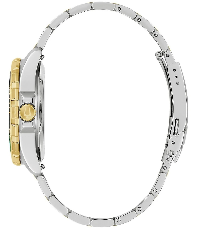 Bulova Men's Marine Automatic Two Tone Stainless Steel Bracelet Watch