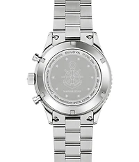 Bulova Men's Marine Quartz Chronograph Stainless Steel Bracelet Watch