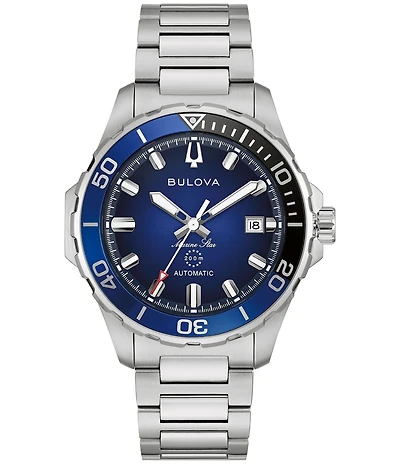 Bulova Men's Marine Star Automatic Stainless Steel Bracelet Watch