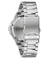 Bulova Men's Marine Star Precisionist Mechanical Automatic Stainless Steel Bracelet Watch