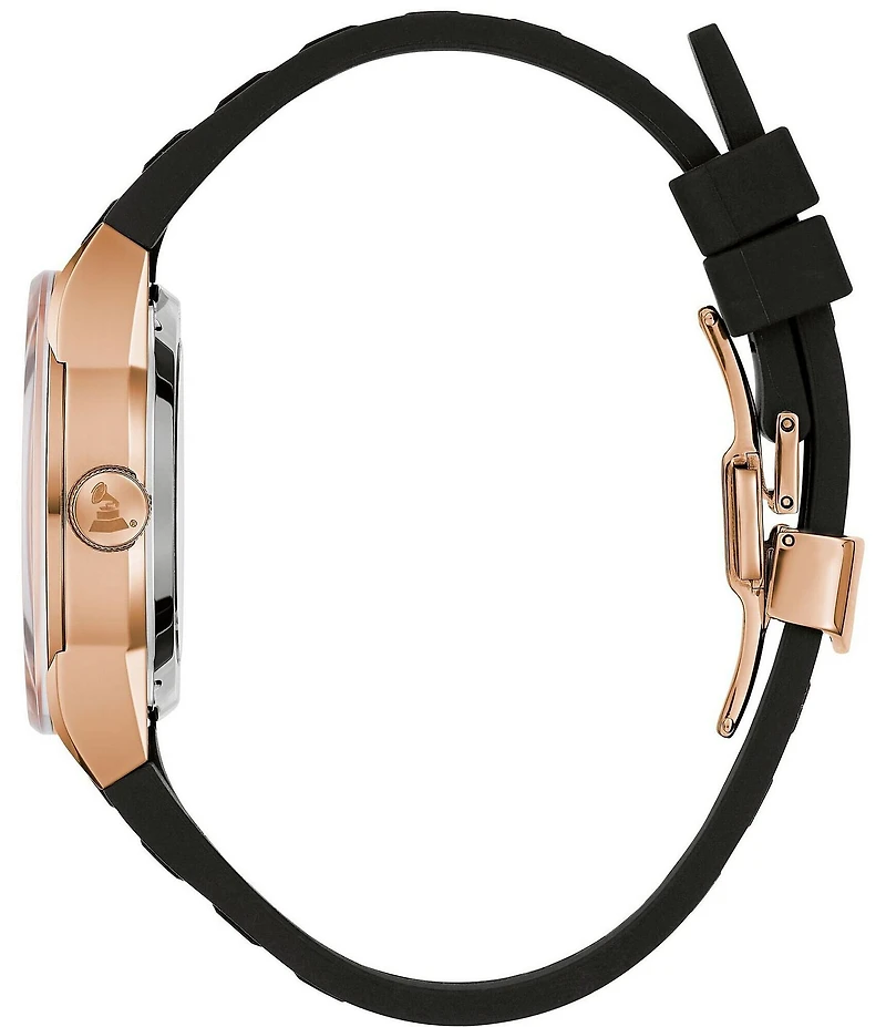 Bulova Men's Milennia Automatic Black Strap Watch