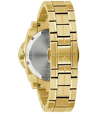 Bulova Men's Precisionist Icon Three Hand Gold Tone Stainless Steel Bracelet Watch