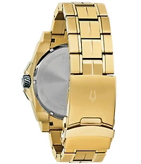 Bulova Men's Precisionist Quartz Mechanical Automatic Gold Stainless Steel Bracelet Watch