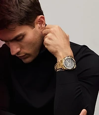 Bulova Men's Precisionist Quartz Mechanical Automatic Gold Stainless Steel Bracelet Watch