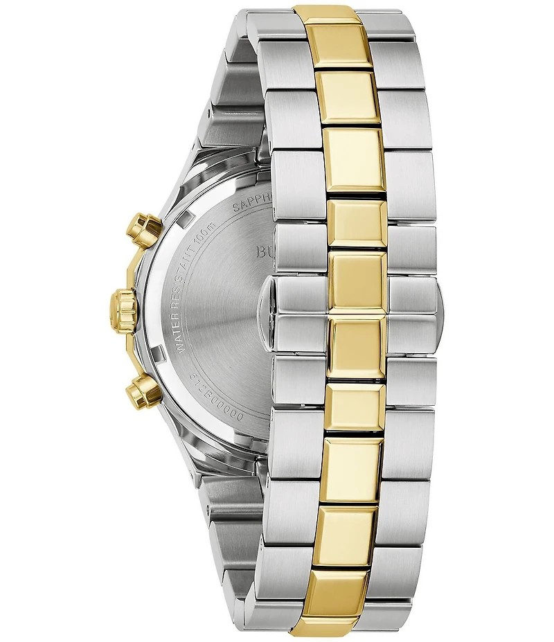 Bulova Men's Prestige Chronograph Stainless Steel Bracelet Watch