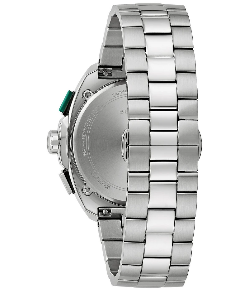Bulova Men's Racer Chronograph Stainless Steel Bracelet Watch
