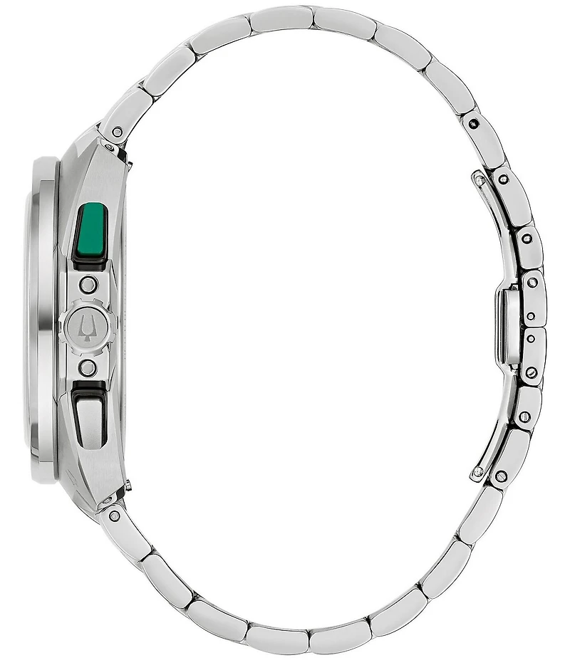 Bulova Men's Racer Chronograph Stainless Steel Bracelet Watch