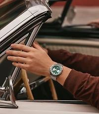 Bulova Men's Racer Chronograph Stainless Steel Bracelet Watch