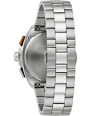 Bulova Men's Racing Chronograph Stainless Steel Bracelet Watch