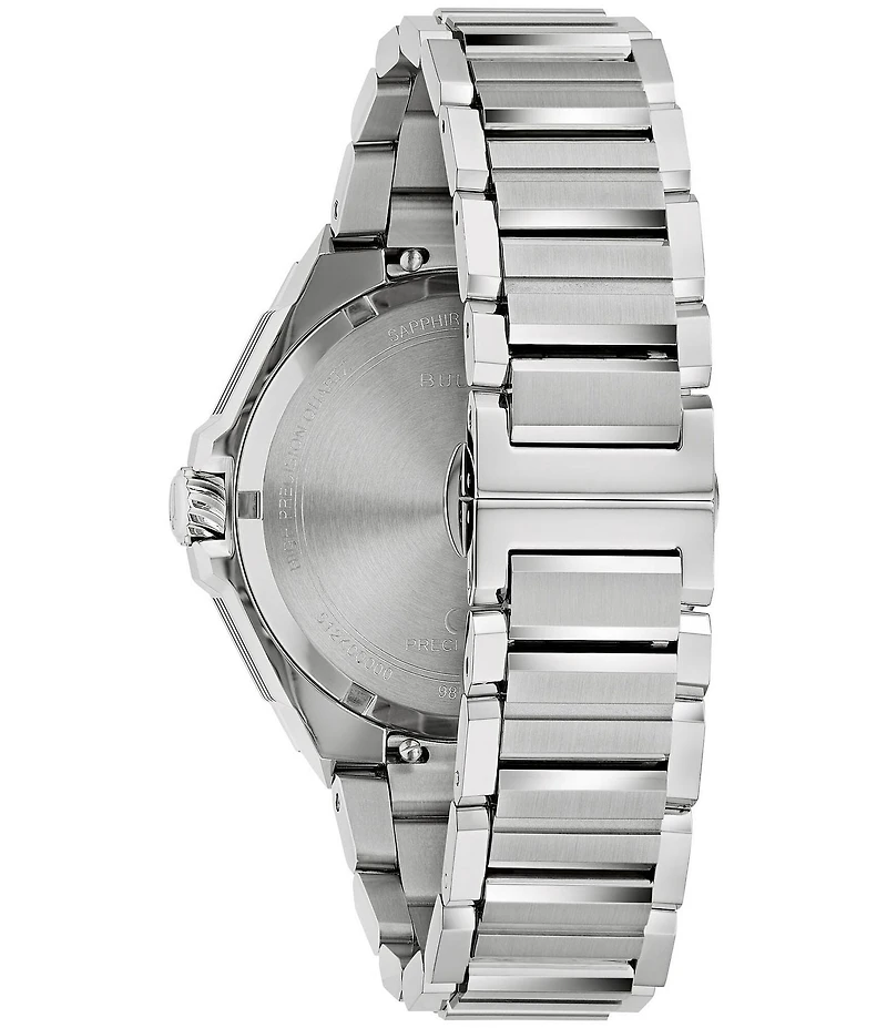 Bulova Men's Series X Three Hand Tonneau Stainless Steel Bracelet Watch