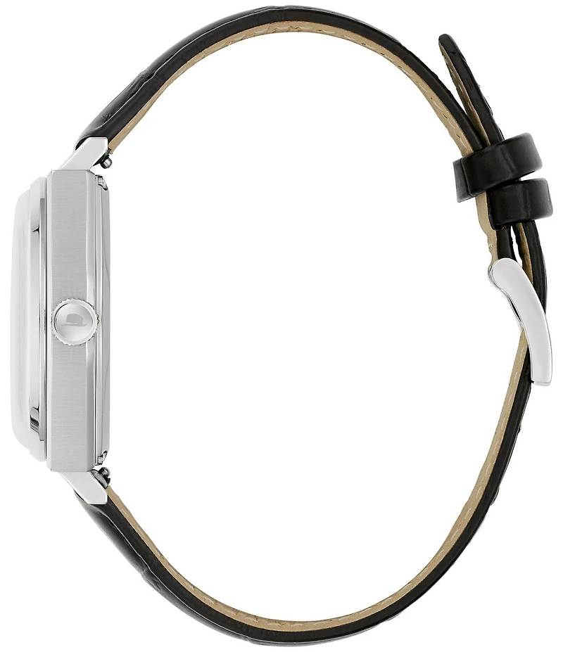 Bulova Men's Sinatra 45mm Automatic Leather Strap Watch