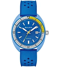 Bulova Men's Snorkel Quartz Mechanical Automatic Strap Watch