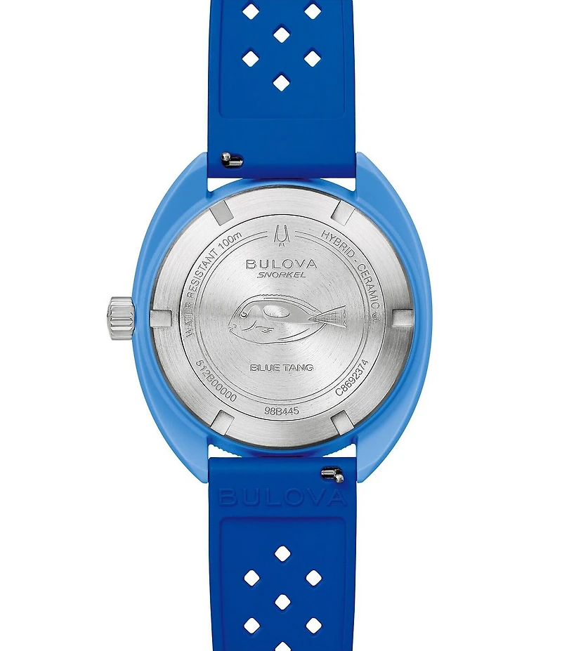 Bulova Men's Snorkel Quartz Mechanical Automatic Strap Watch