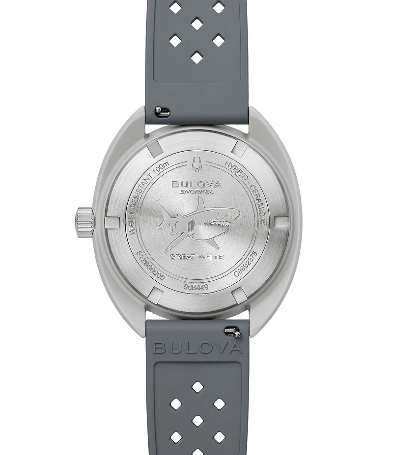 Bulova Men's Snorkel Quartz Mechanical Automatic Strap Watch