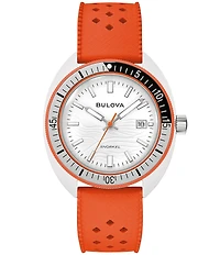Bulova Men's Snorkel Quartz Mechanical Automatic Strap Watch