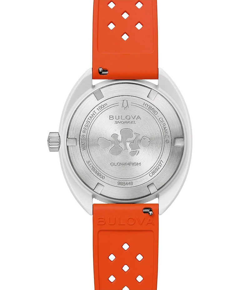 Bulova Men's Snorkel Quartz Mechanical Automatic Strap Watch