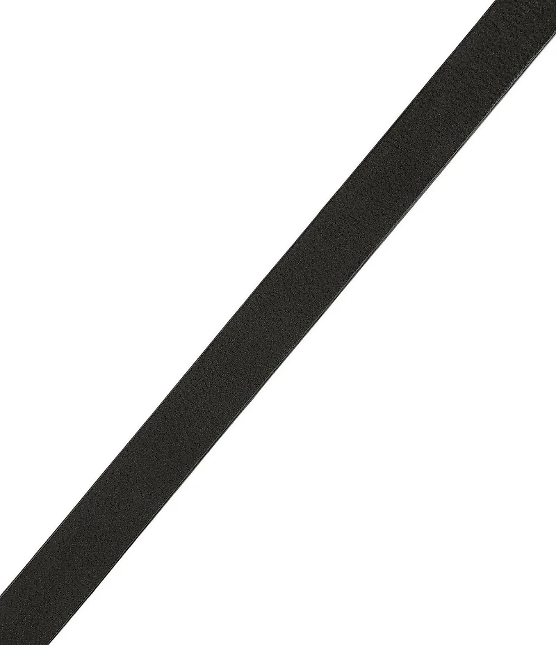 Bulova Men's Stainless Steel & Black Leather Line Bracelet