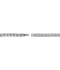 Bulova Men's Stainless Steel Chain Bracelet