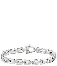 Bulova Men's Stainless Steel Link Chain Bracelet