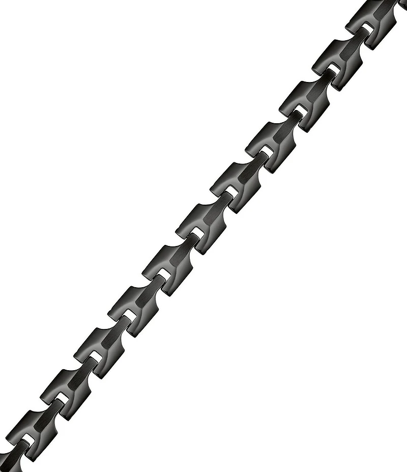 Bulova Men's Stainless Steel Link Chain Bracelet