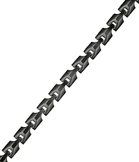 Bulova Men's Stainless Steel Link Chain Bracelet