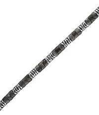 Bulova Men's Sterling Silver Beaded Line Bracelet