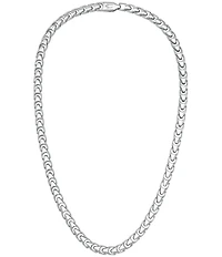 Bulova Men's Sterling Silver Chain Necklace