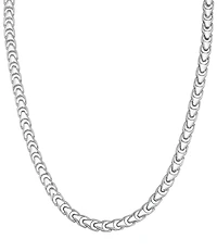 Bulova Men's Sterling Silver Chain Necklace