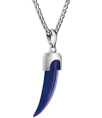 Bulova Men's Horn Short Pendant Necklace