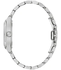 Bulova Men's Super Seville Three Hand Stainless Steel Bracelet Watch