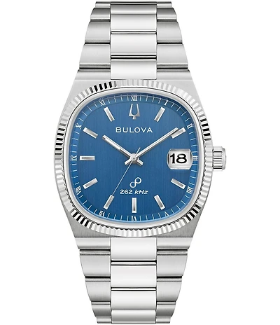 Bulova Men's Supseville Quartz Analog Stainless Steel Bracelet Watch