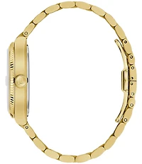 Bulova Men's Supseville Three Hand Gold Tone Stainless Steel Bracelet Watch