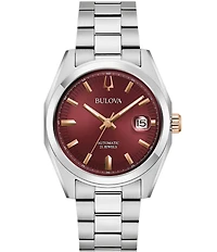 Bulova Men's Surveyor Mechanical Automatic Stainless Steel Bracelet Watch