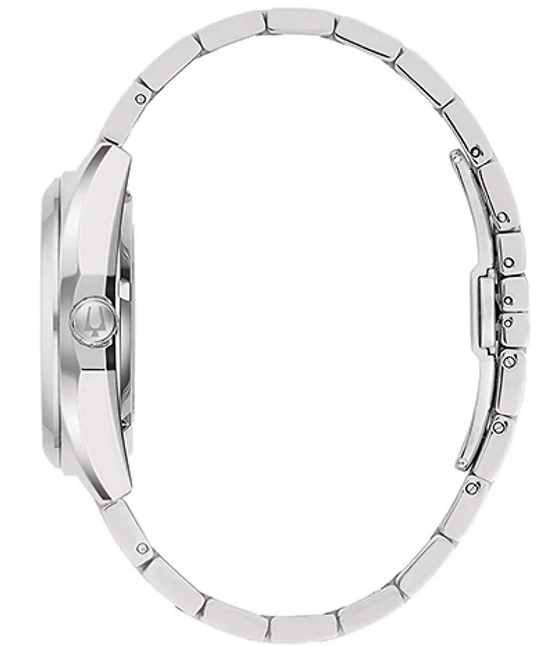 Bulova Men's Surveyor Mechanical Automatic Stainless Steel Bracelet Watch