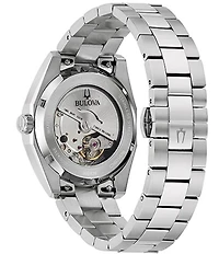 Bulova Men's Surveyor Mechanical Automatic Stainless Steel Bracelet Watch